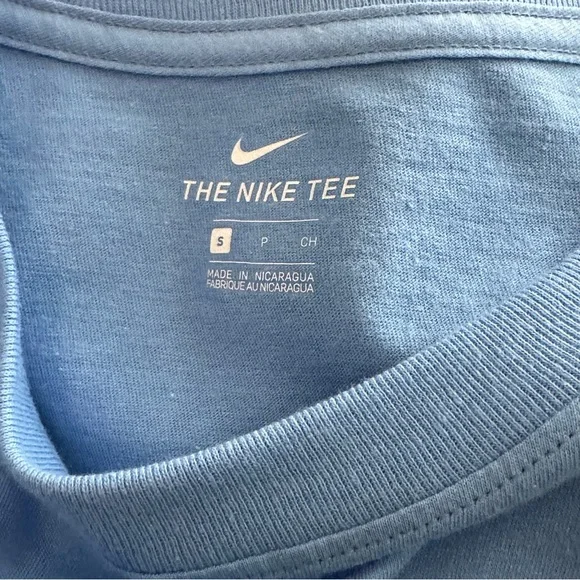 Nike Blue Tee / T-Shirt Short Sleeve Cotton Size S - Picture 6 of 8